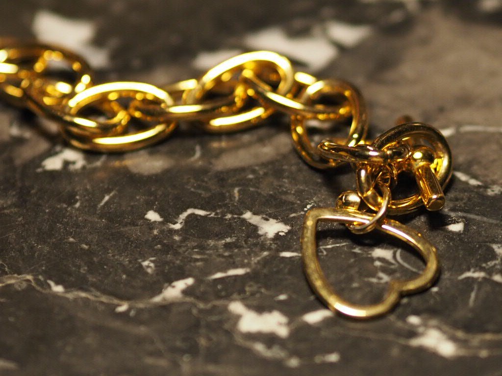 'Coeur" Vintage loop bracelet with heart - Natalia Willmott