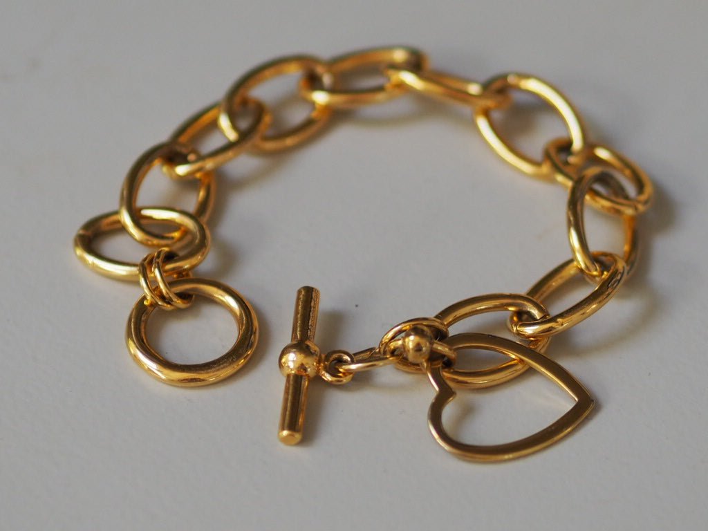 'Coeur" Vintage loop bracelet with heart - Natalia Willmott