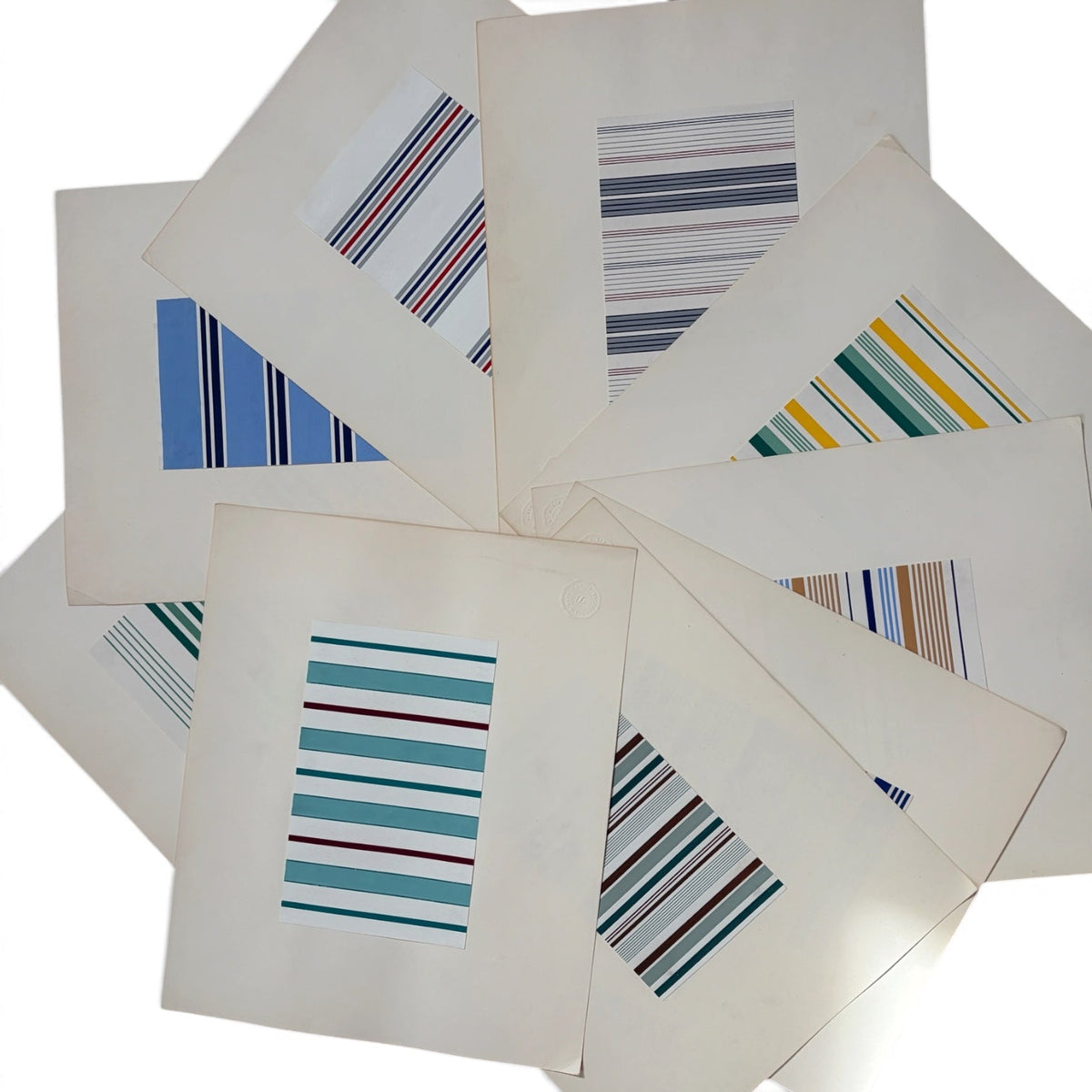 Collection of 9 vintage designs for shirts from 1930-50 - Natalia Willmott