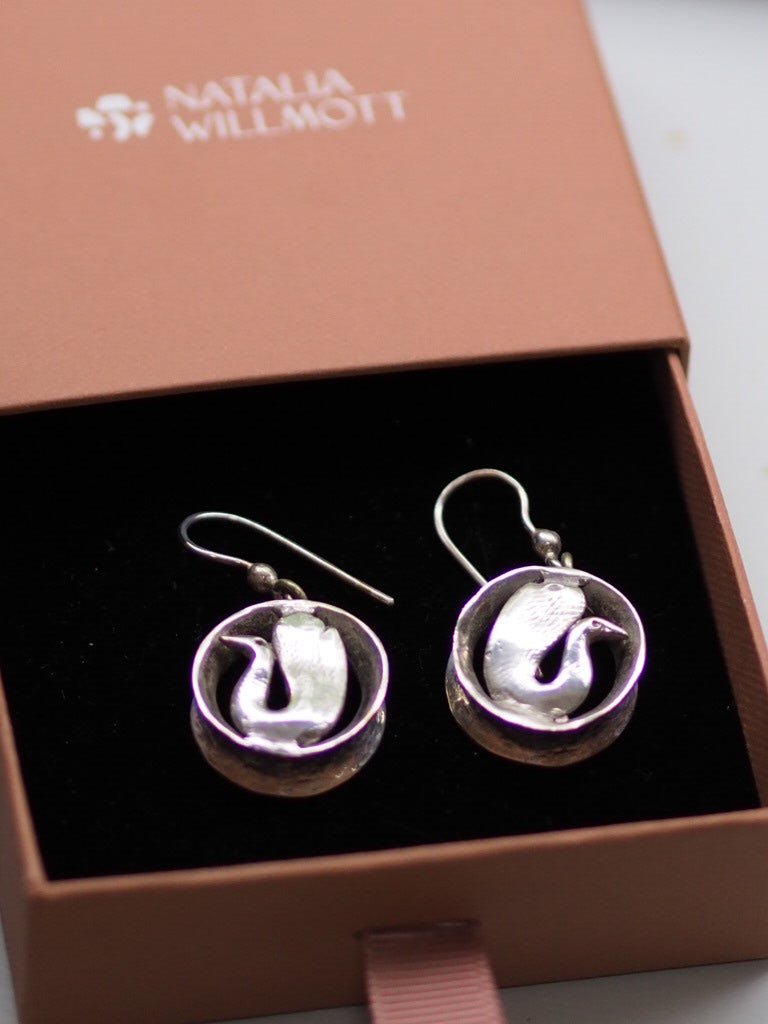 Earrings Cercle Pato - Silver by Elisabeth Riveiro - Natalia Willmott