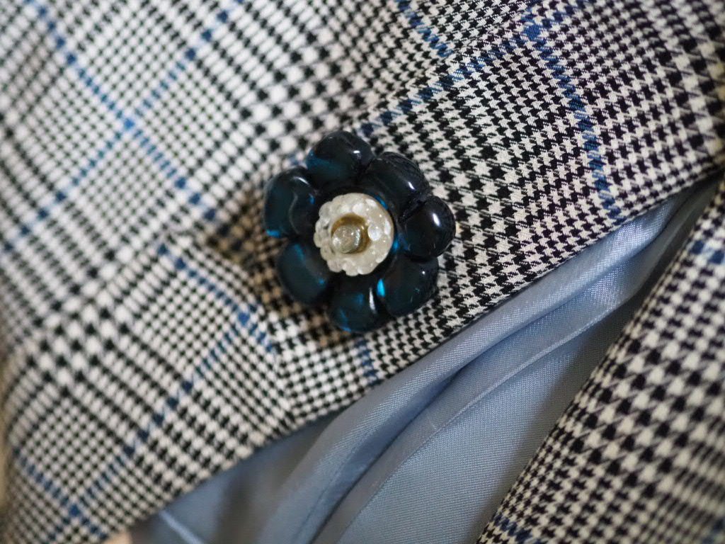 "Florina" midnight blue brooch - Natalia Willmott