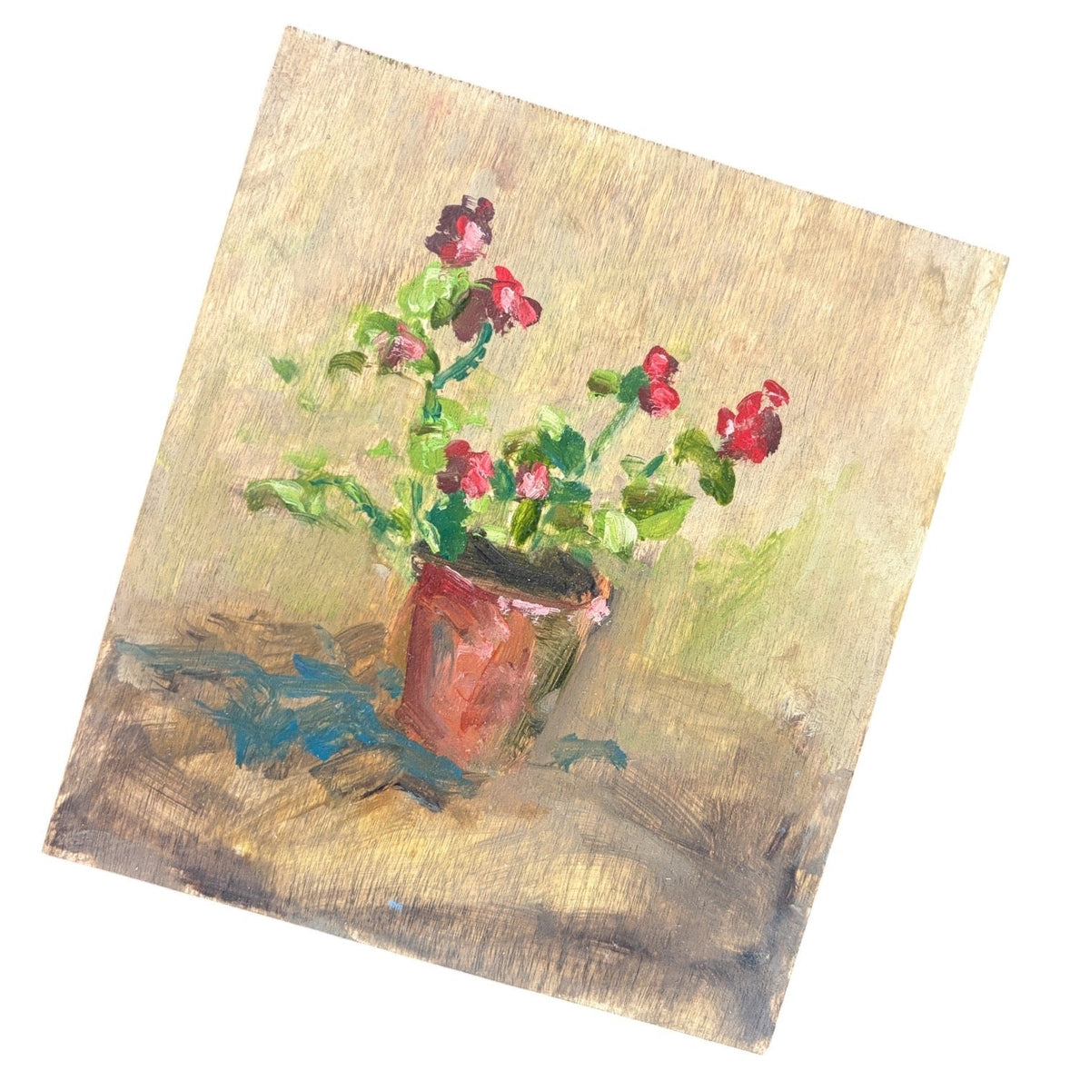 "flowers" small oil painting - Natalia Willmott