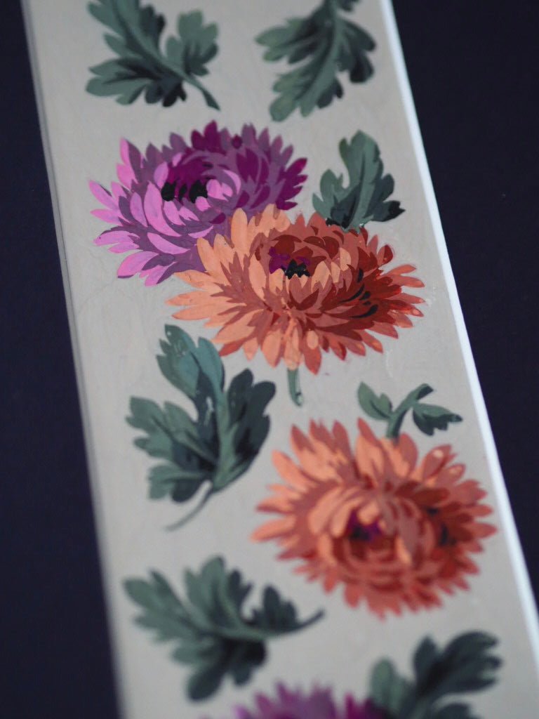 French antique Chrysanthenum ribbon design - Natalia Willmott