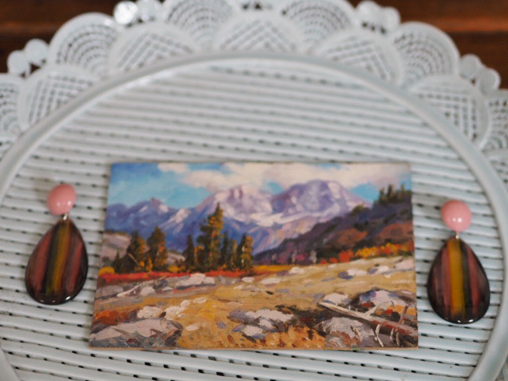 Grand Teton view oil painting - Natalia Willmott