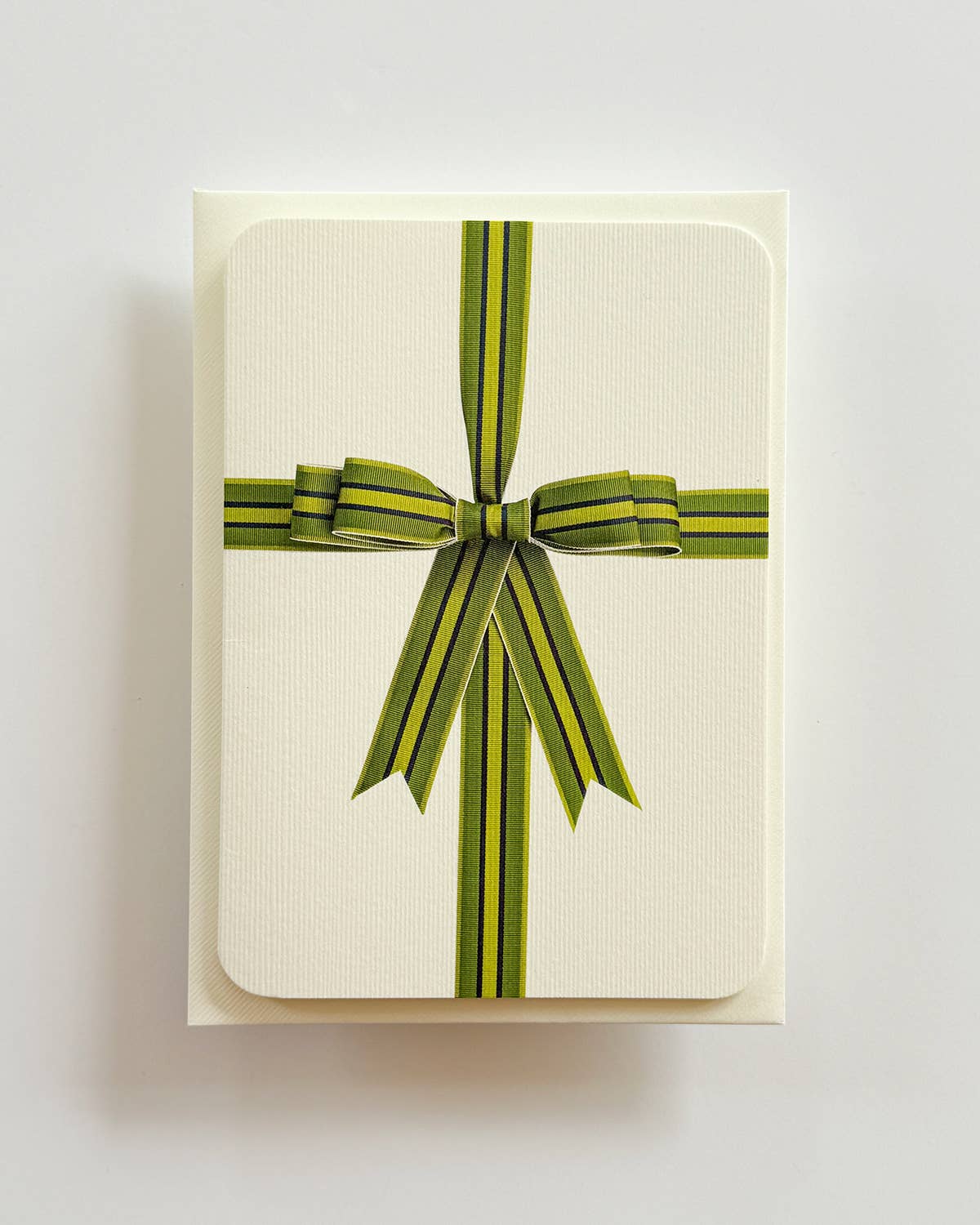 Green Bow Greeting Card | Birthday Card | Luxury Cards - Natalia Willmott
