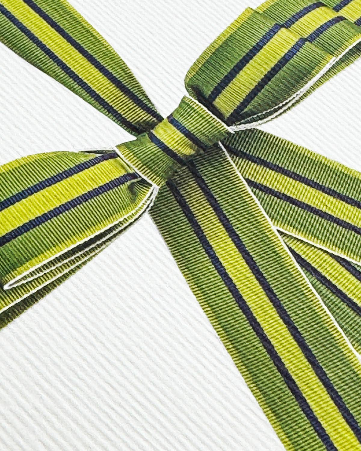 Green Bow Greeting Card | Birthday Card | Luxury Cards - Natalia Willmott