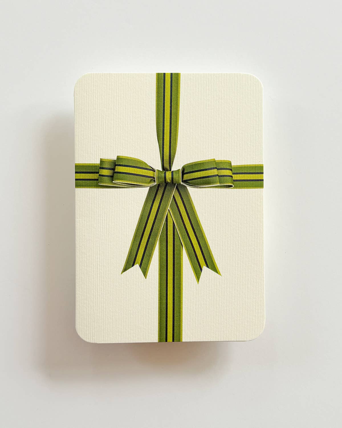 Green Bow Greeting Card | Birthday Card | Luxury Cards - Natalia Willmott