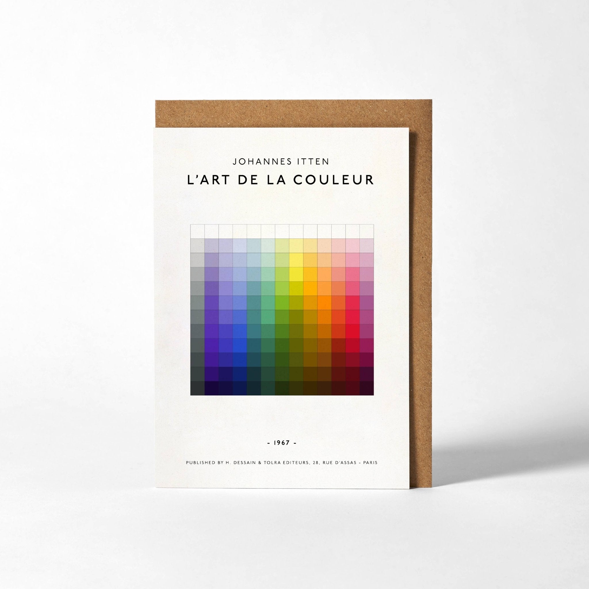 Greetings Card - L'Art De La Couleur - Natalia Willmott