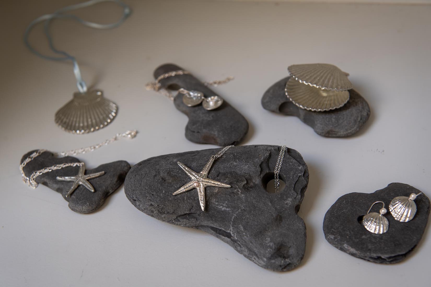 Handmade Pewter scallop shell trinket tray - Natalia Willmott