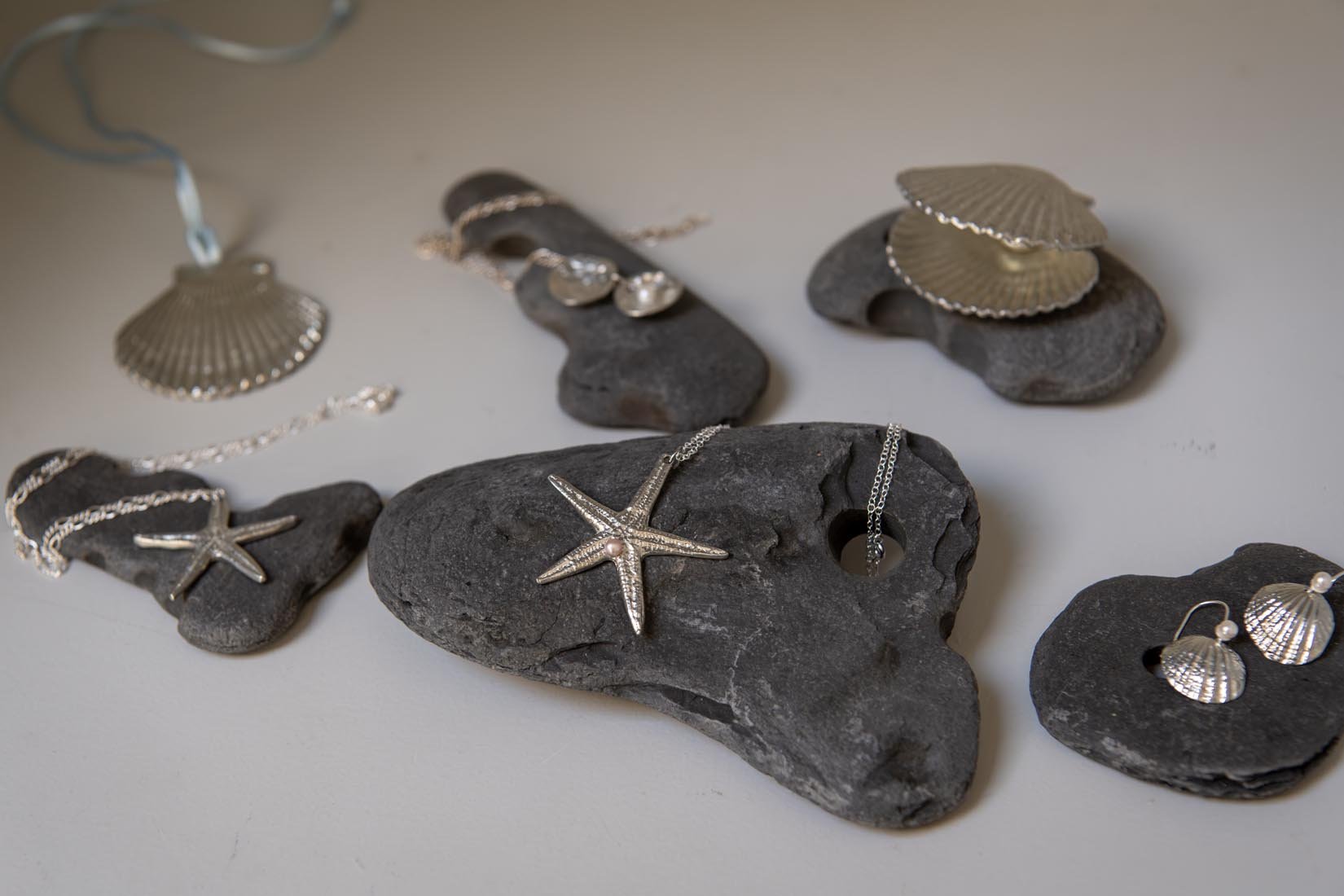 Handmade starfish pewter Necklace - Natalia Willmott