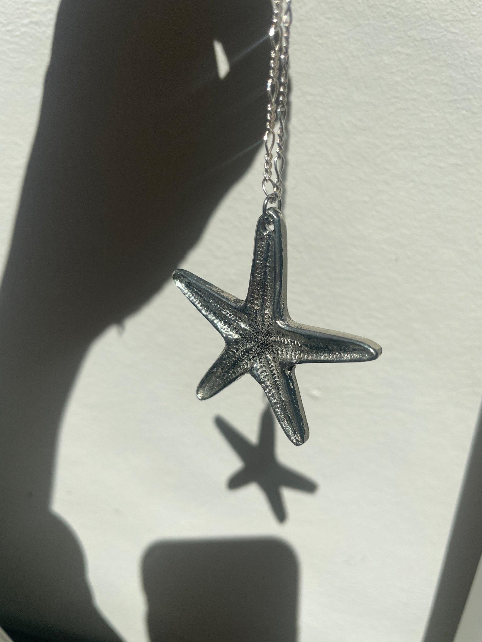 Handmade starfish pewter Necklace - Natalia Willmott