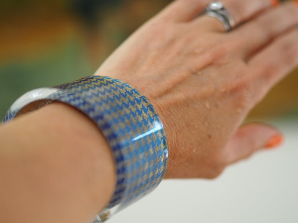 Houndstooth necklace and cuff by Mojiana designs - Natalia Willmott