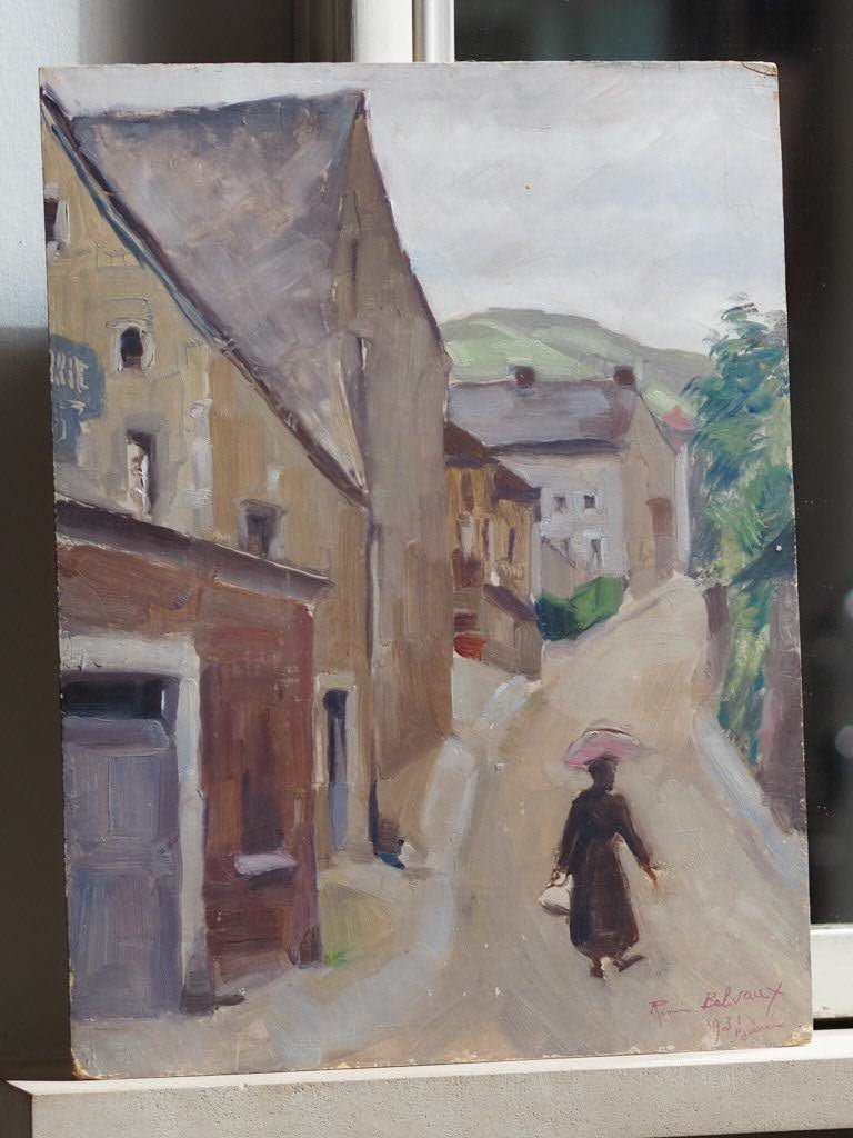 In the Pyrennes oil painting by Renée Belvaux - Natalia Willmott