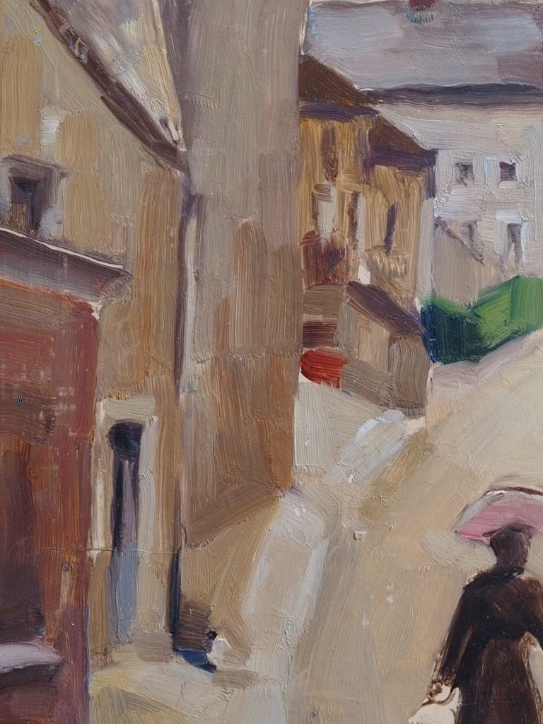 In the Pyrennes oil painting by Renée Belvaux - Natalia Willmott