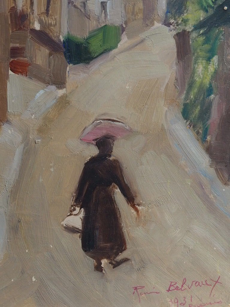 In the Pyrennes oil painting by Renée Belvaux - Natalia Willmott