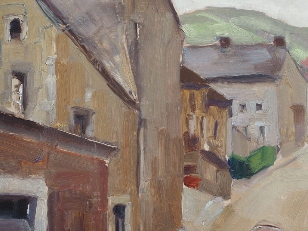 In the Pyrennes oil painting by Renée Belvaux - Natalia Willmott