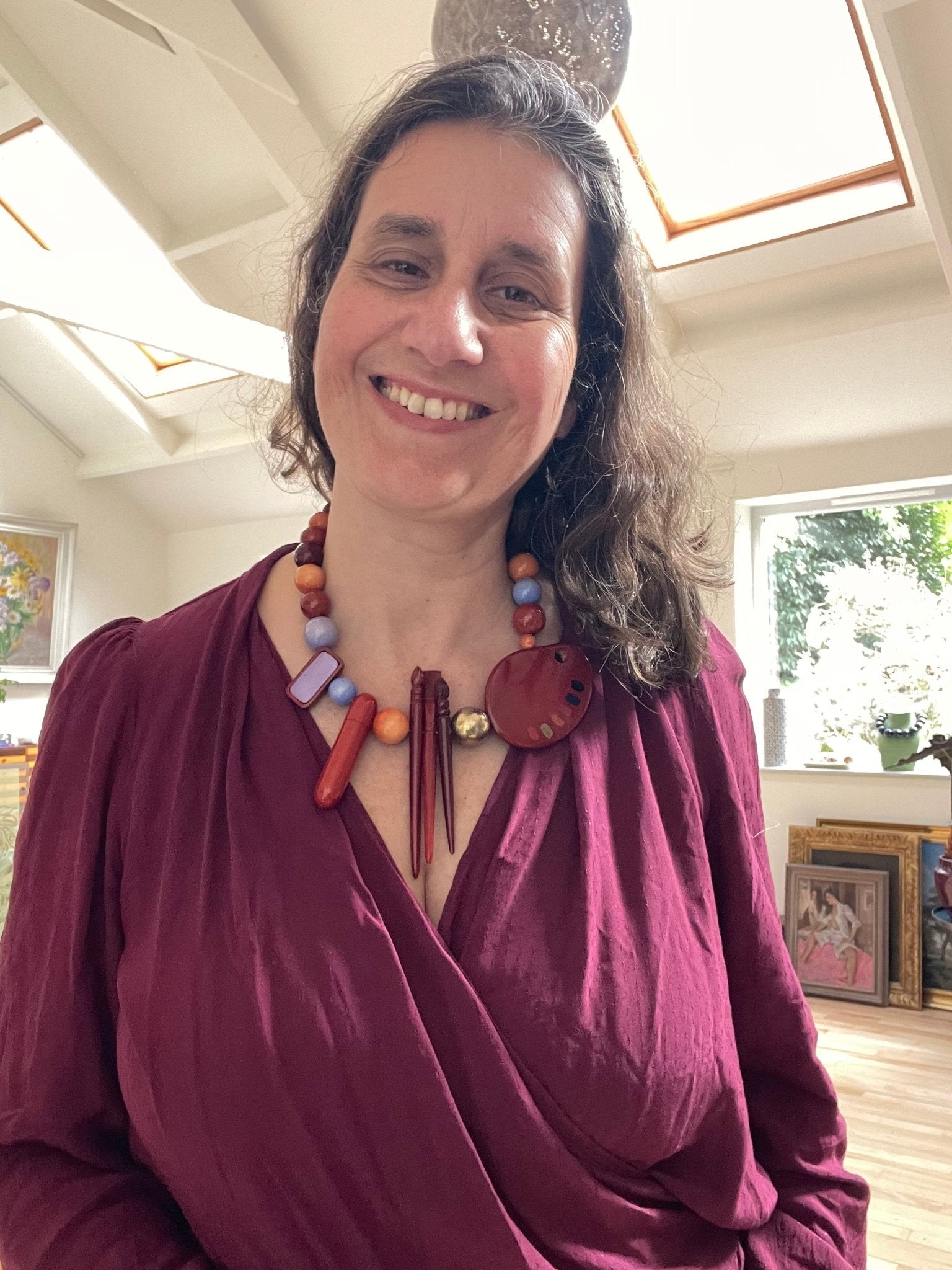 Isadora “Artist Palette” vintage Necklace - Natalia Willmott