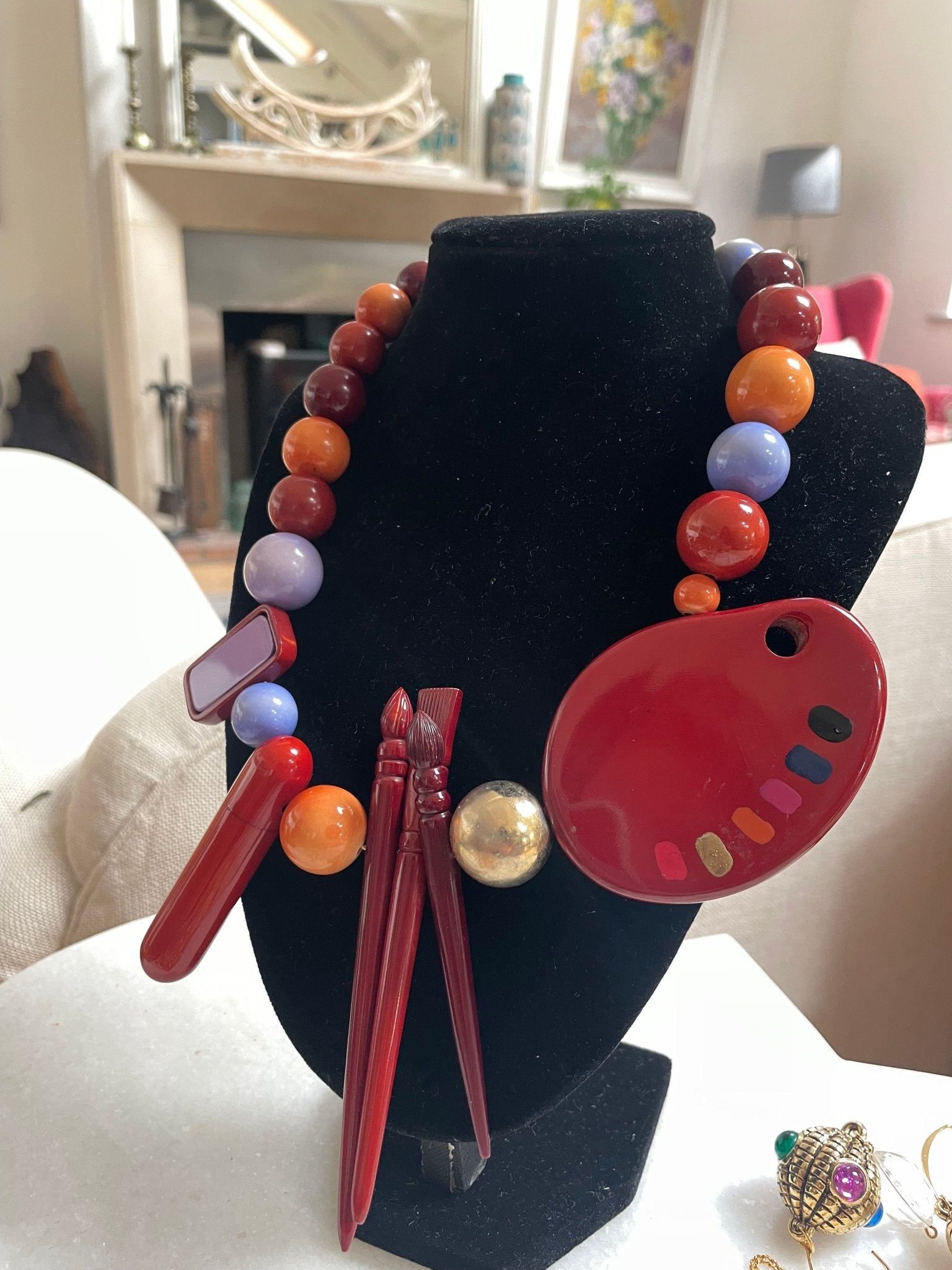 Isadora “Artist Palette” vintage Necklace - Natalia Willmott
