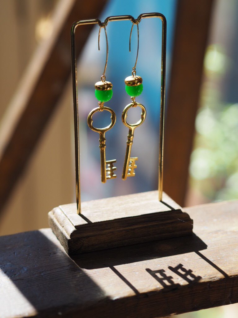 Key earrings - Natalia Willmott