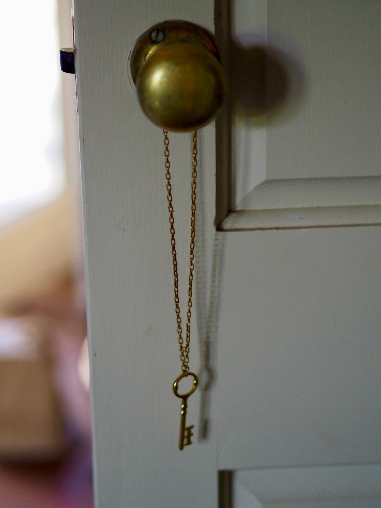 Key vintage pendant necklace - Natalia Willmott