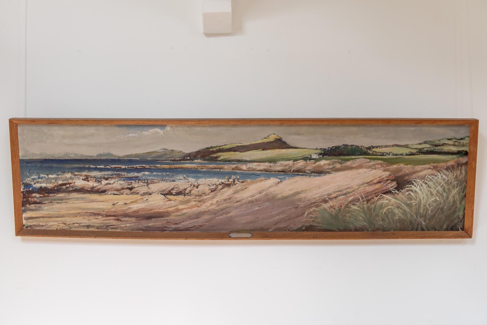 Looking Towards Portencross oil painting - Natalia Willmott