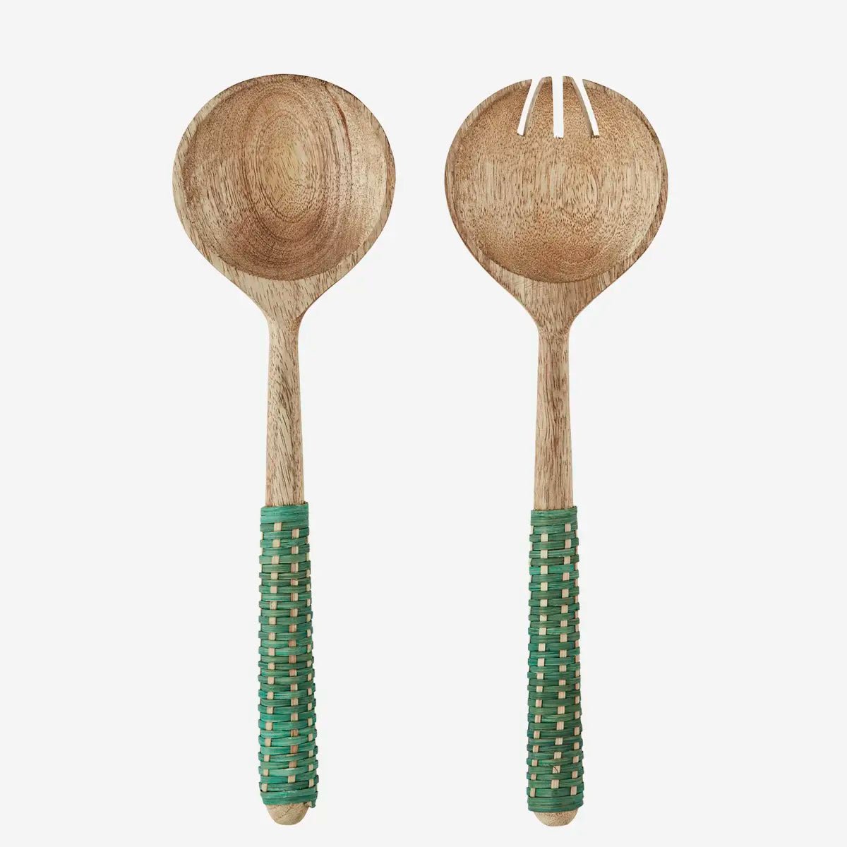 Wicker Server Mango wood and rattan servers – Natalia Willmott