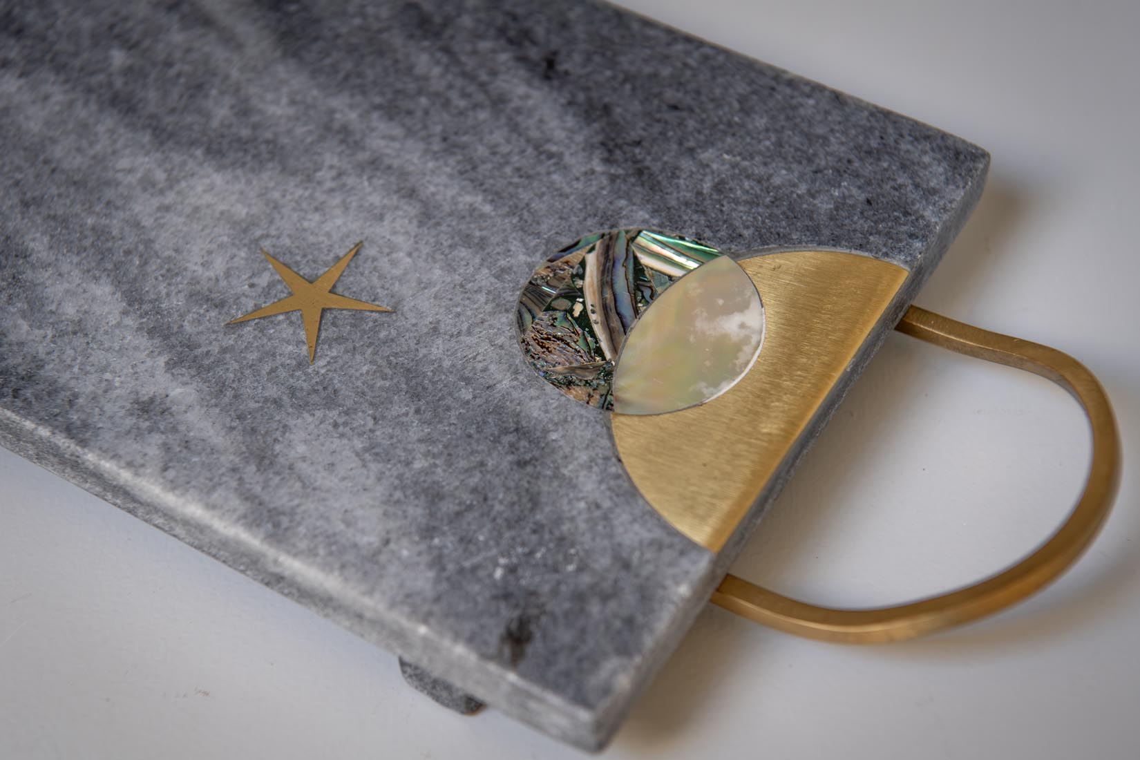 Marble Celestial Tray Grey - Natalia Willmott