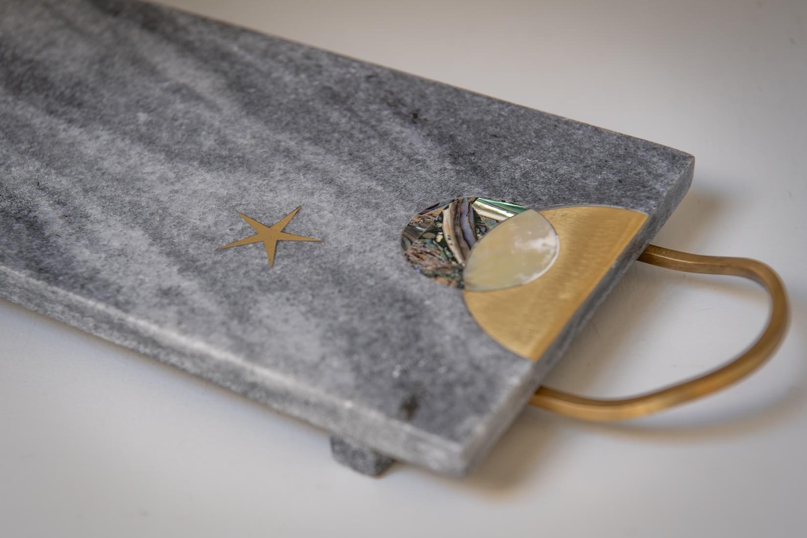 Marble Celestial Tray Grey - Natalia Willmott