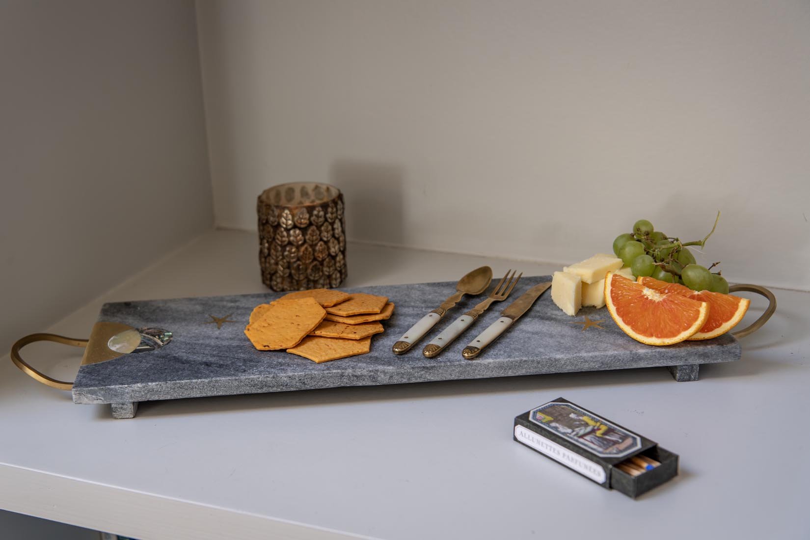 Marble Celestial Tray Grey - Natalia Willmott