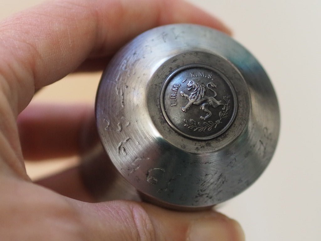 Matrice (steel die) for a button - Natalia Willmott