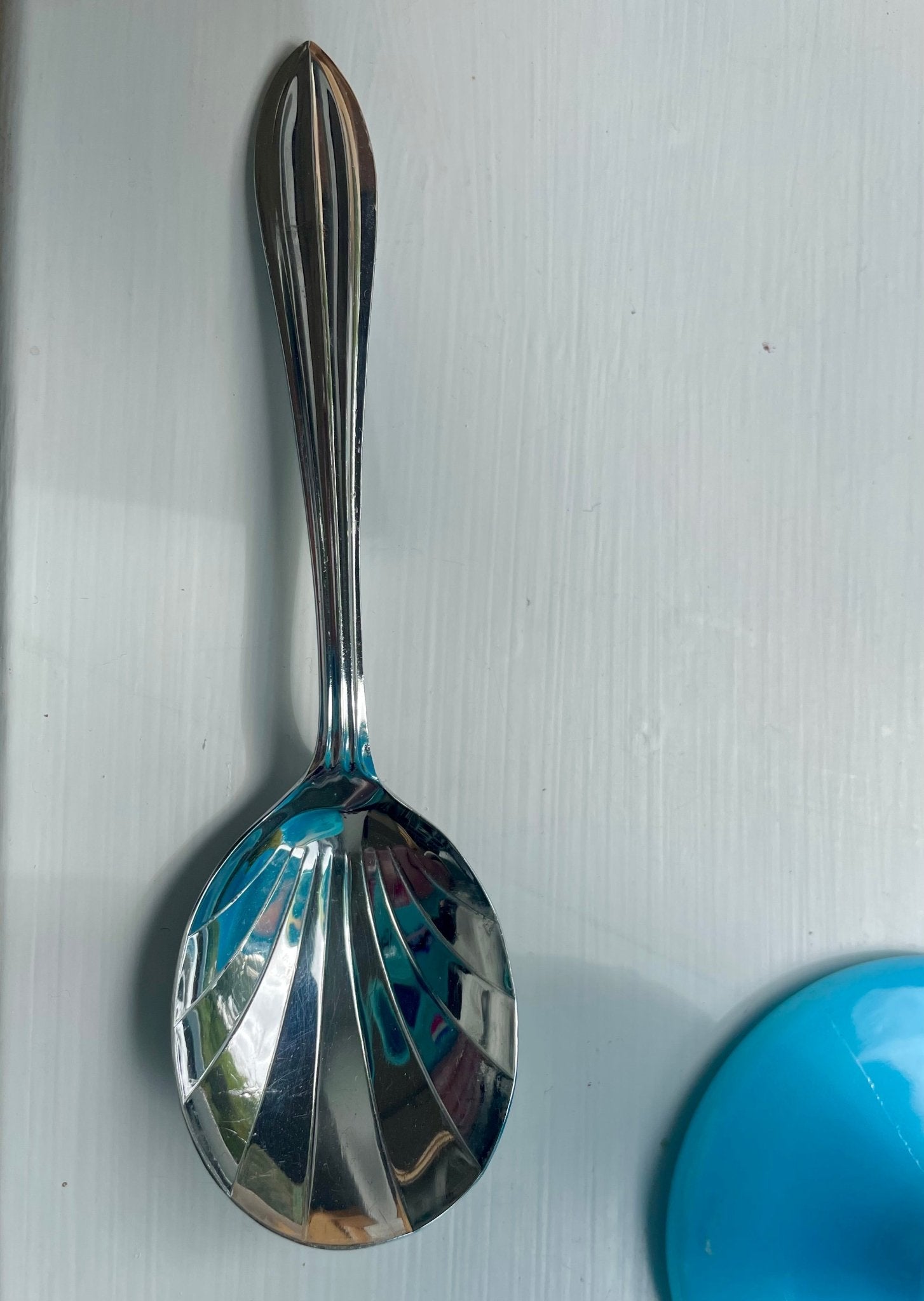 Mid century shell spoon Sheffield set - Natalia Willmott