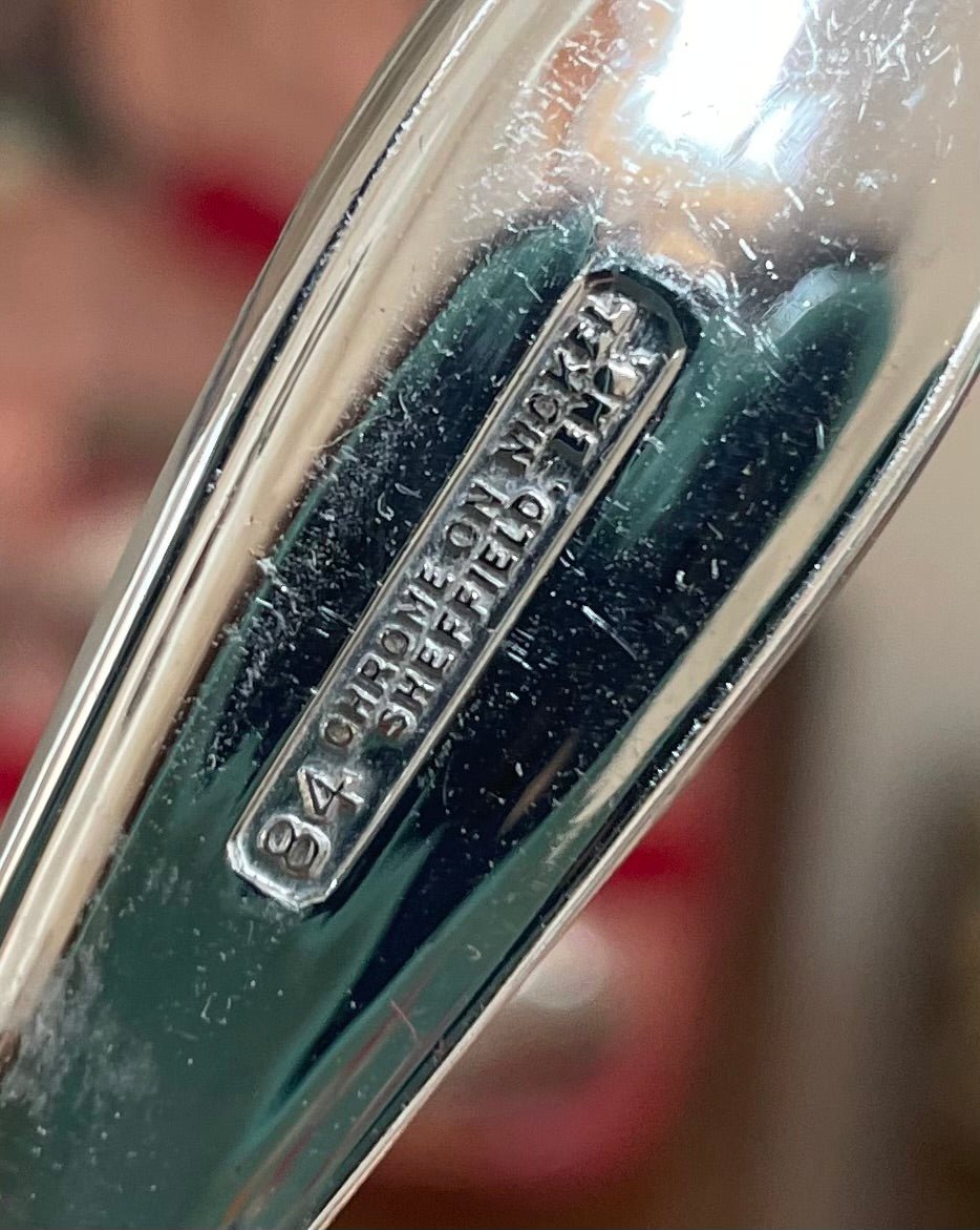 Mid century shell spoon Sheffield set - Natalia Willmott