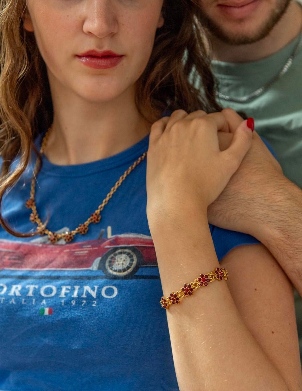 Monet flower bracelet/ necklace - Natalia Willmott