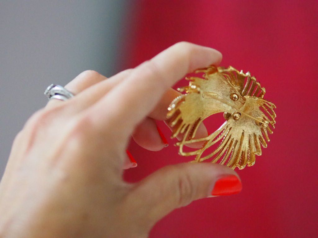 Monet Starburst and Spray Cordelia brooch - Natalia Willmott