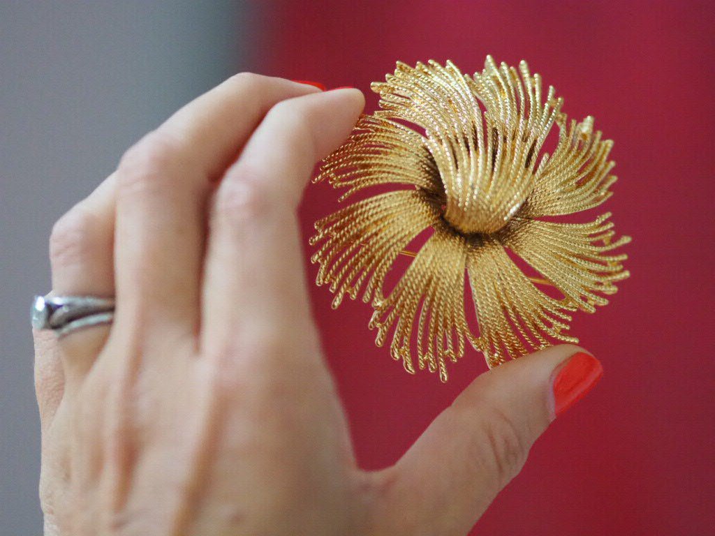 Monet Starburst and Spray Cordelia brooch - Natalia Willmott
