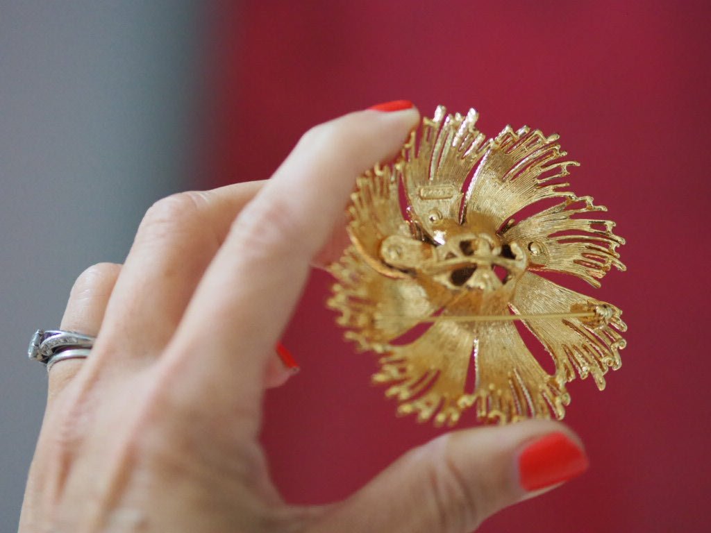 Monet Starburst and Spray Cordelia brooch - Natalia Willmott