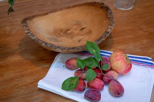 Natural edged elm bowl - Natalia Willmott