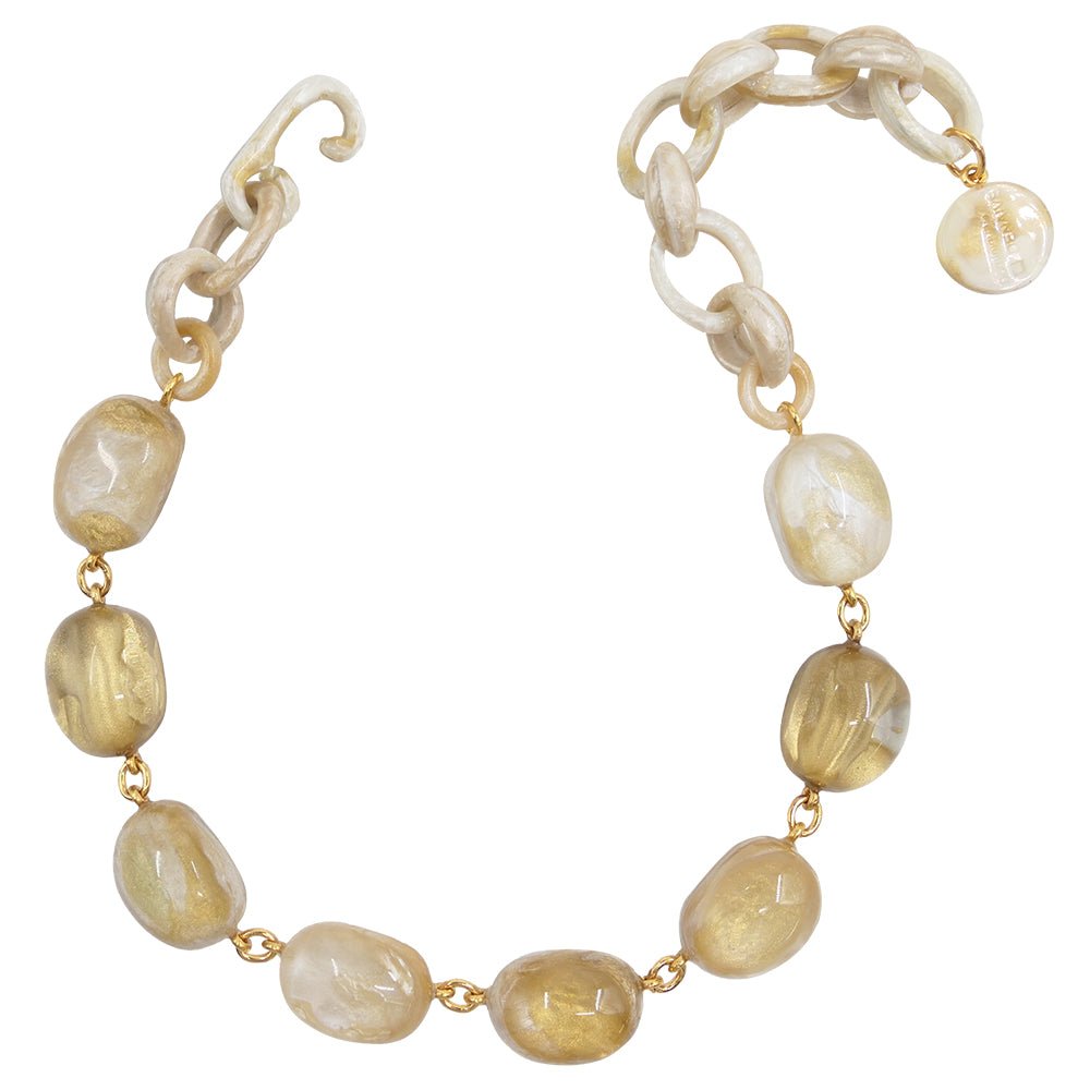 Necklace "Bubbles" multidune by Dominique Denaive - Natalia Willmott