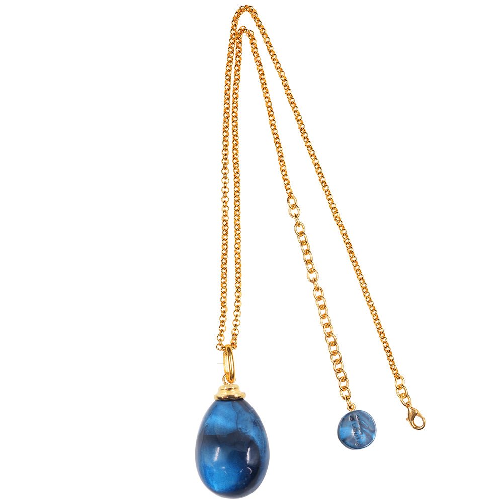 Necklace "Goutte" Navy - Natalia Willmott