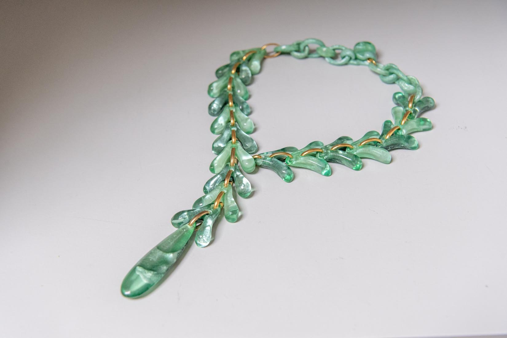 Necklace "Hema" in Spearmint - Natalia Willmott