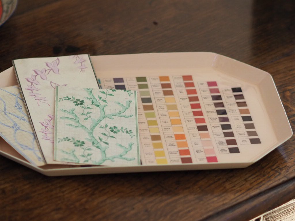 Octagonal Enamel Tray - Werner's Nomenclature of Colours - Natalia Willmott