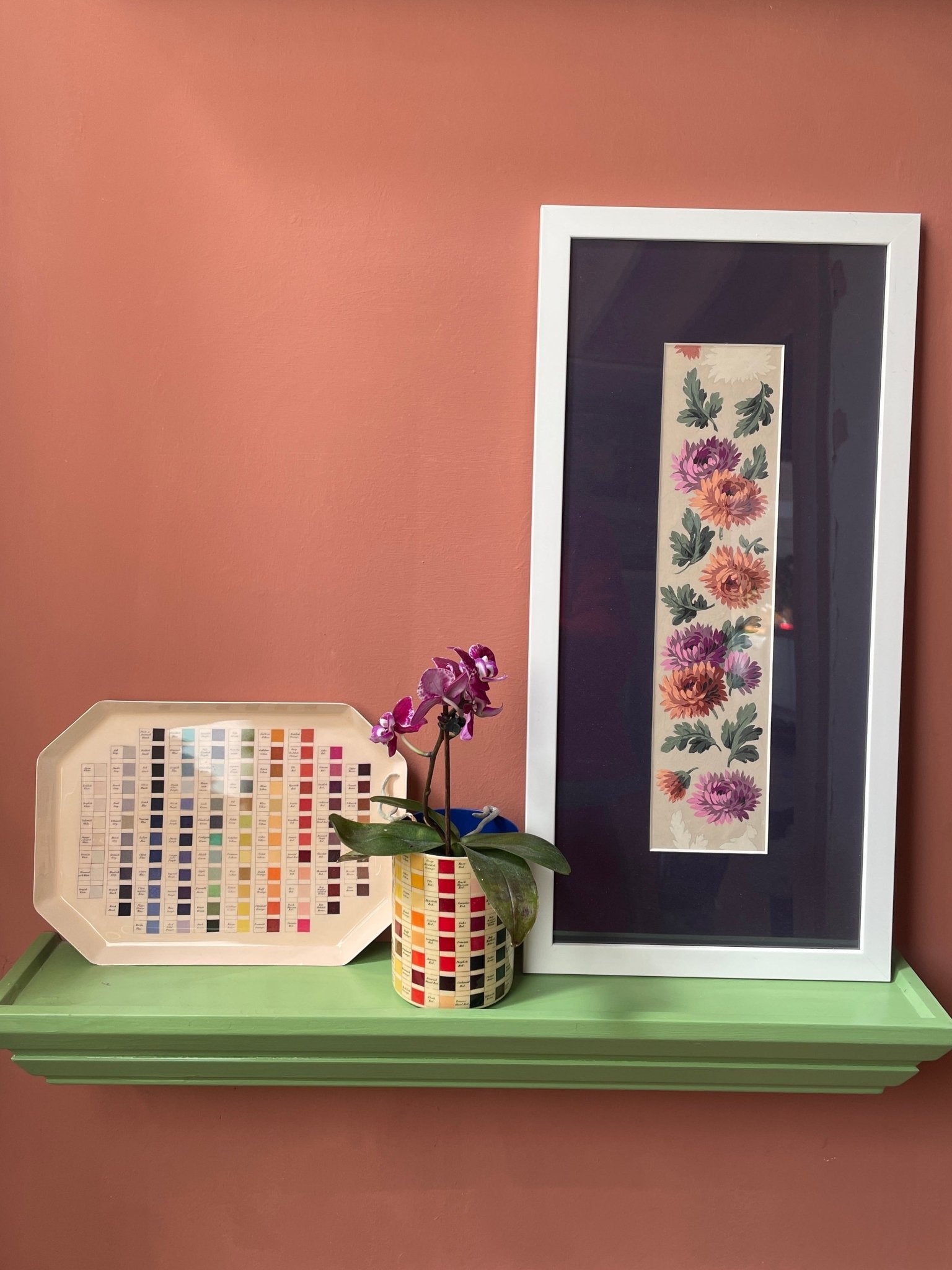 Octagonal Enamel Tray - Werner's Nomenclature of Colours - Natalia Willmott