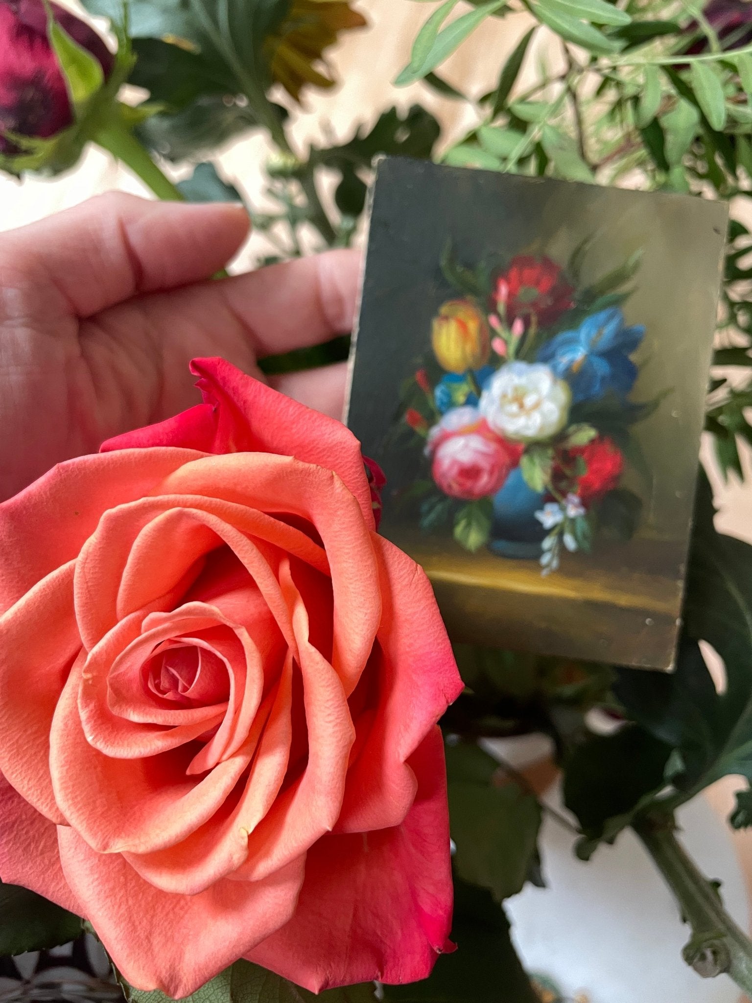 Oil painting 'floral still life" - Natalia Willmott