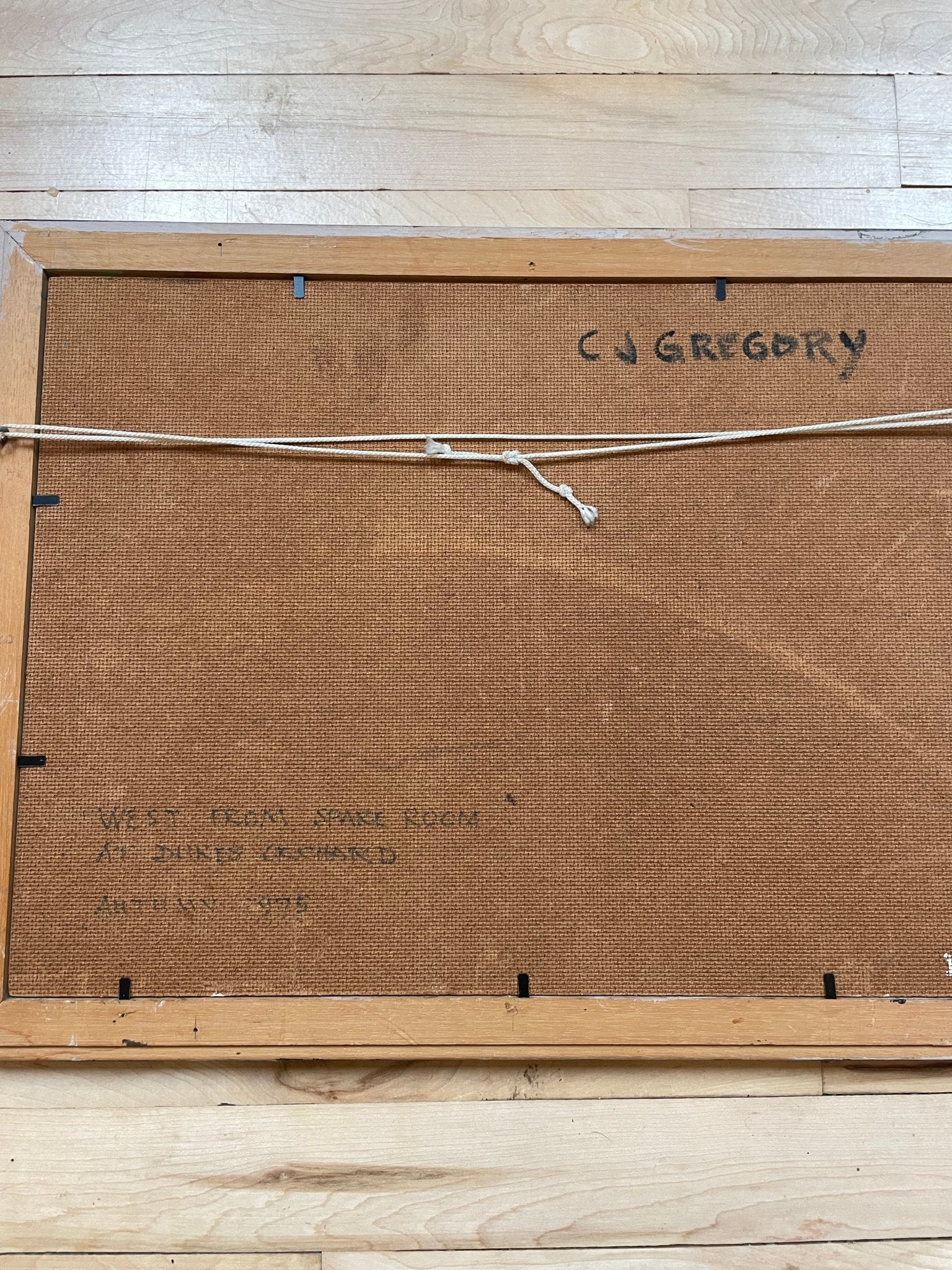 Oil painting Trees by C.J Gregory - Natalia Willmott