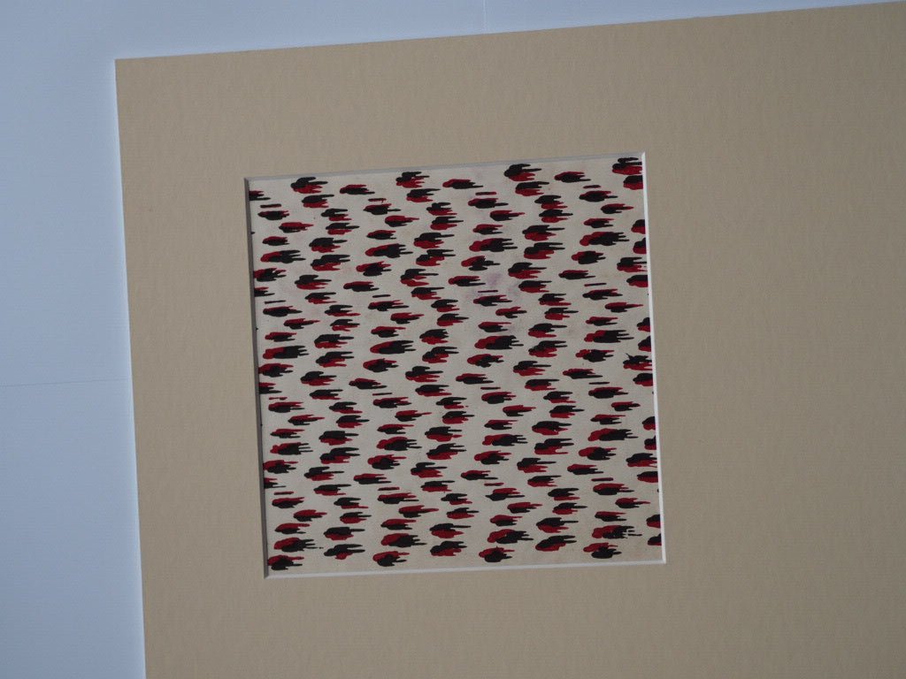 Original antique 19th century French textile design - Natalia Willmott