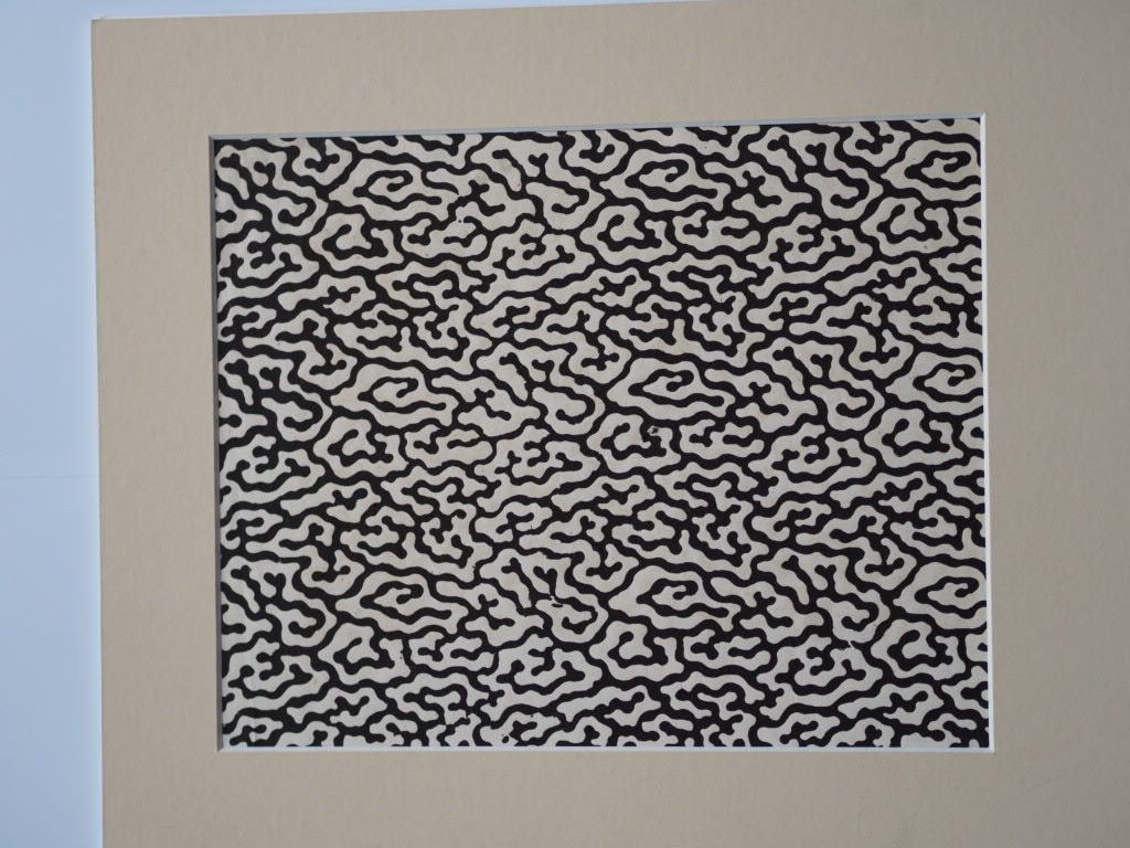 Original antique 19th century French textile design - Natalia Willmott