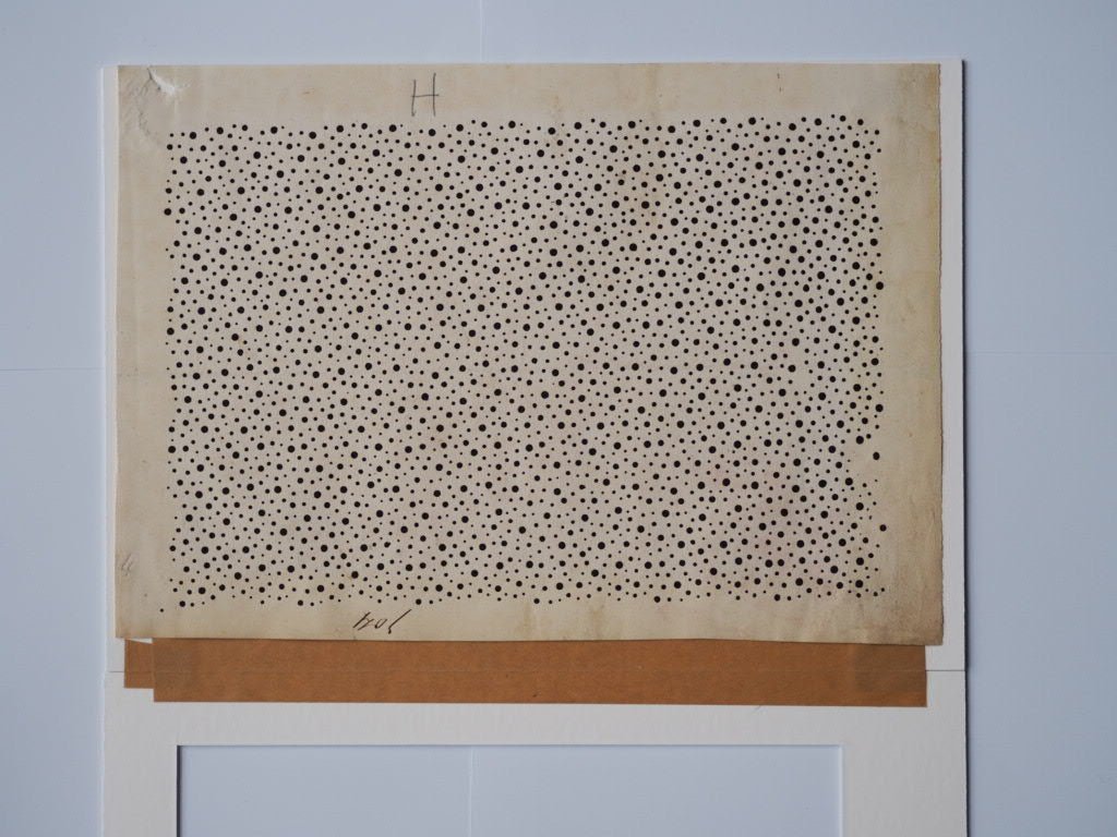 Original antique 19th century French textile design - Natalia Willmott