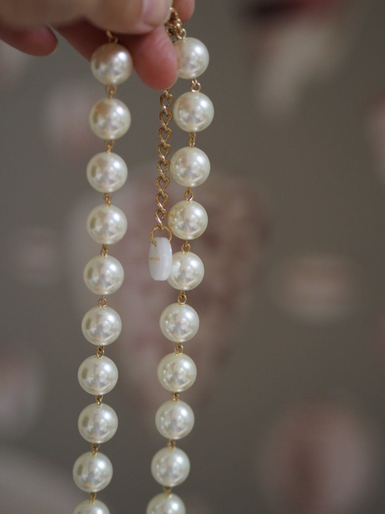 Pearlised necklace Majorque - Natalia Willmott