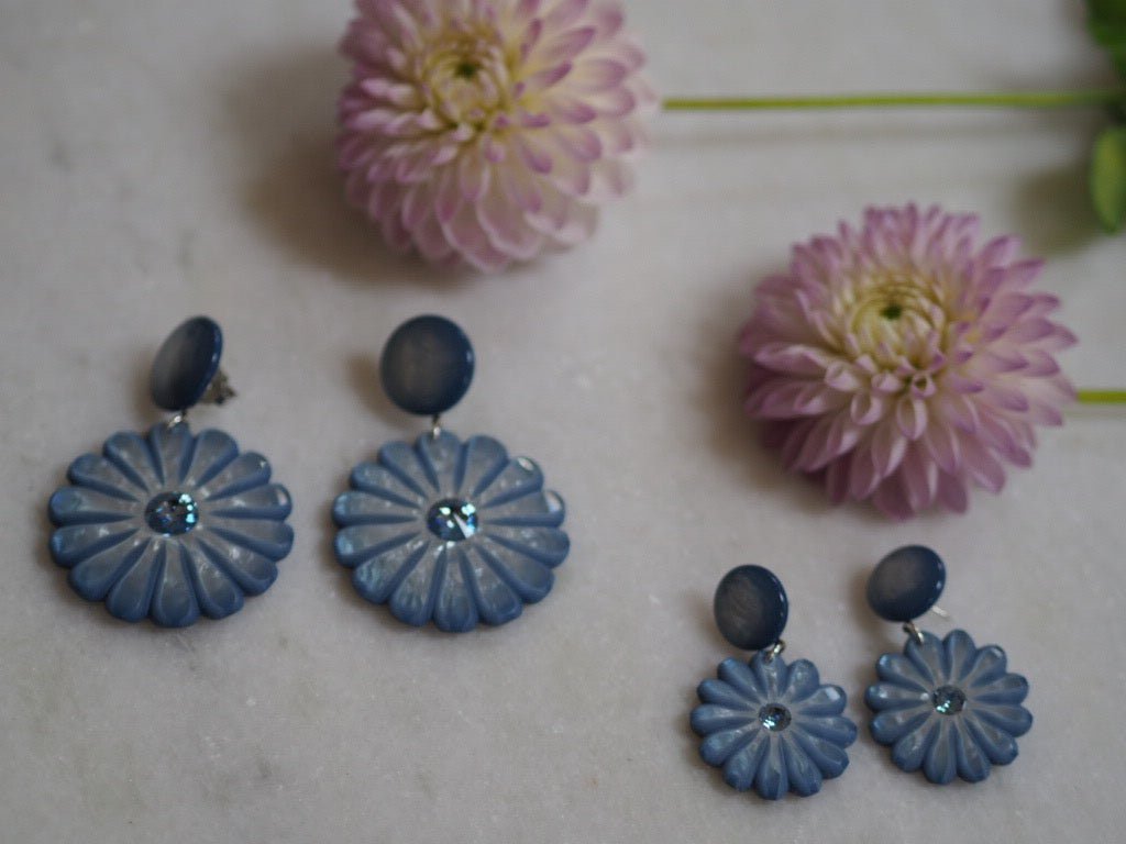 Pensee blue earrings - Natalia Willmott