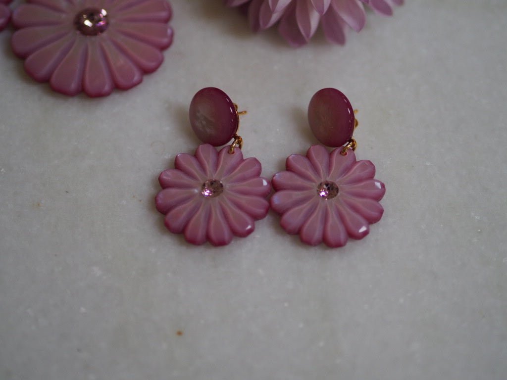 Pensee pink earrings - Natalia Willmott